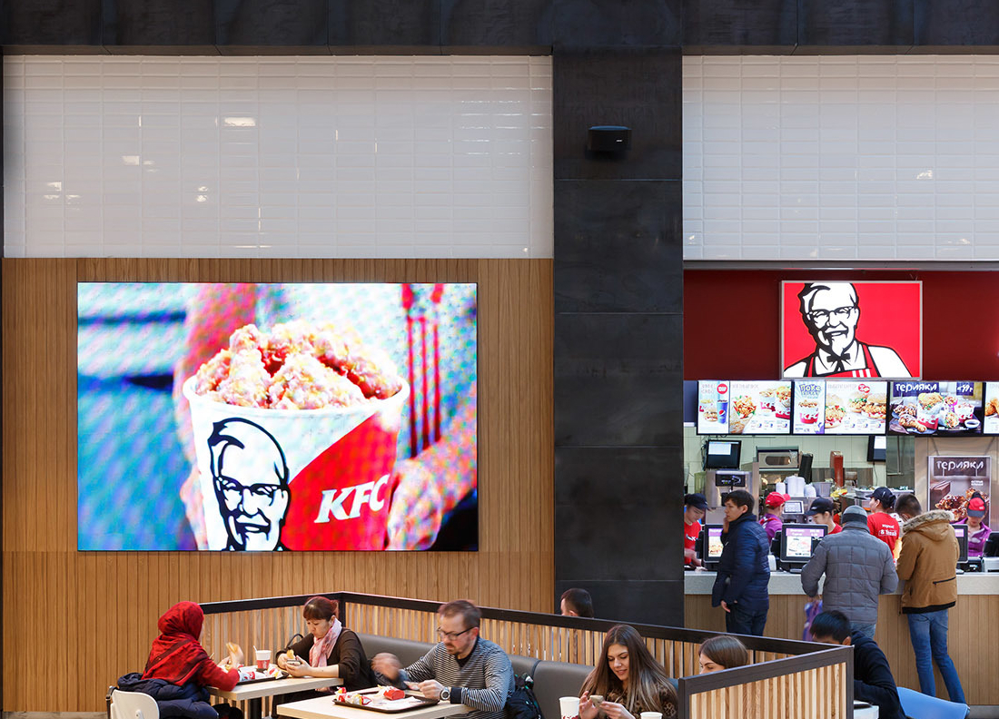 Светодиодная стена для KFC